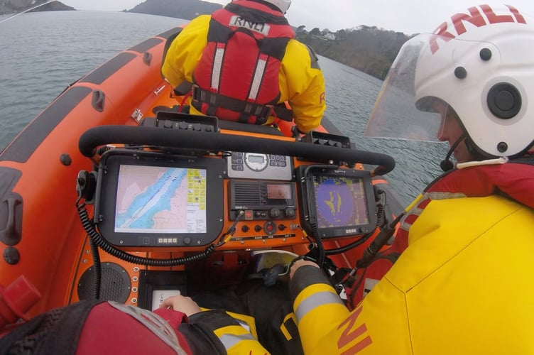Salcombe RNLI in action