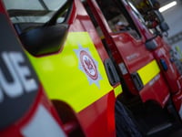 A38 car fire: Firefighters extinguish blaze