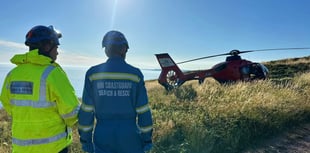 Air ambulance in coastal rescue