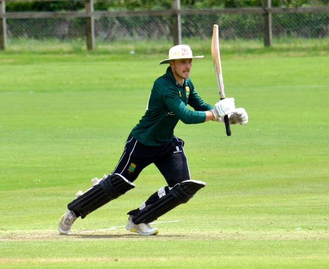 Ben Beaumont at his batting best