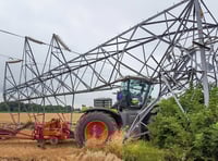 Devon farmers urged to 'look out and look up' for power lines