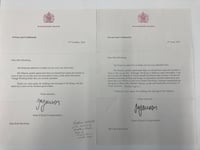 Royal congratulation on Pride of Devon traction engine