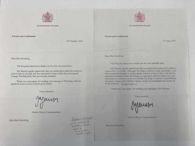 Replies to Ruth Brooking on behalf of His Majesty the King