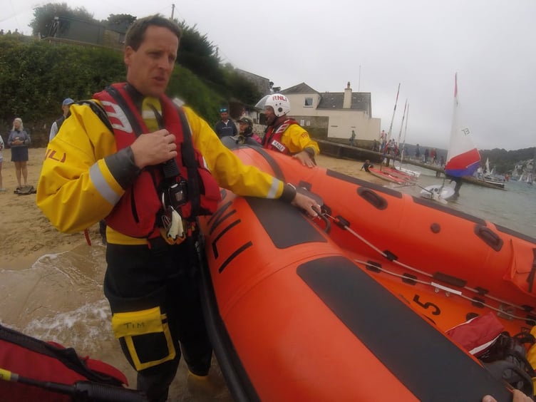Salcombe RNLI in action