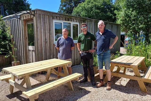 New benches for sanctuary help prisoners charity