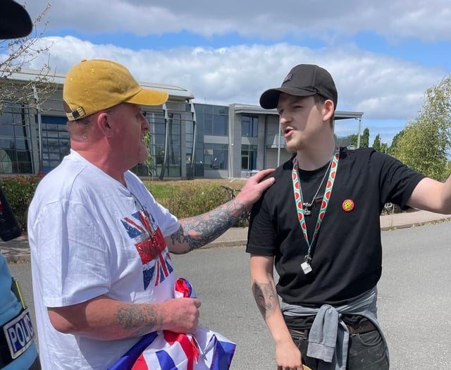 Exeter asylum-seeker protest divides opinion