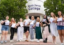 99 per cent A level pass rate at South Devon College!