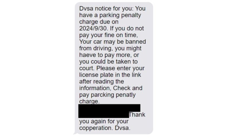 Devon Trading Standards warns of text scam