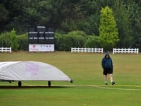 Cricket campaign ends with a wet whimper