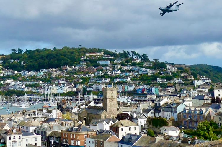 The Atlas fly's over Dartmouth