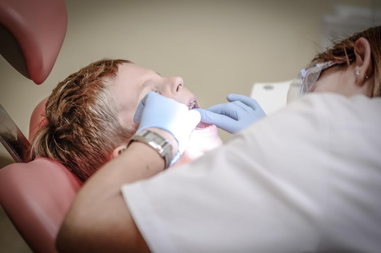 Dentist stock image