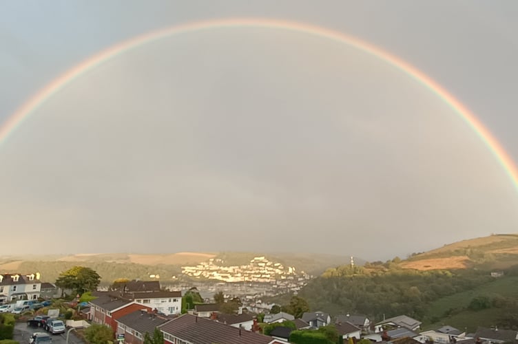 Rainbow over Dartmouth - Clive Fletcher 