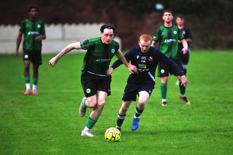South West Peninsula League Premier East. Teignmouth AFC versus Ivybridge Town. A win for Ivybridge with a full time score 2-3