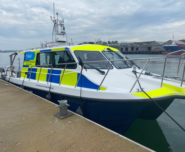 Devon & Cornwall Police unveil details of new boat Neptune