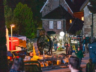 Harry Potholes - Village gets long-awaited repairs by film crew