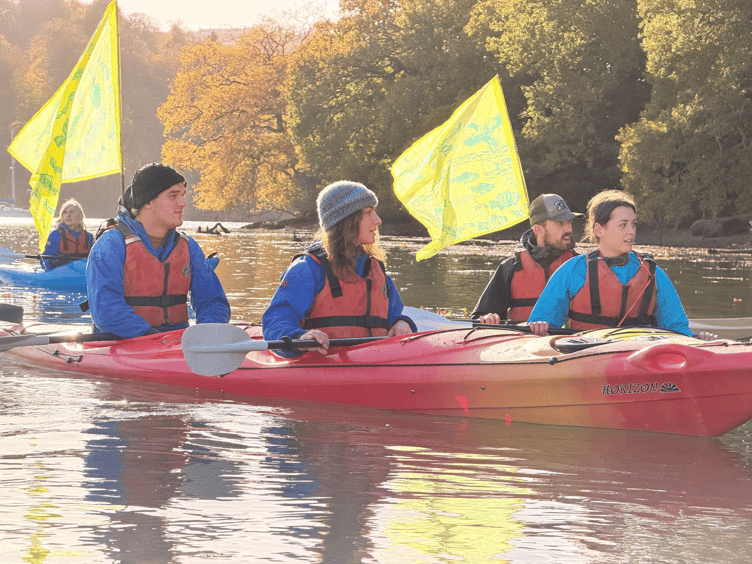 Flotilla on the Dart