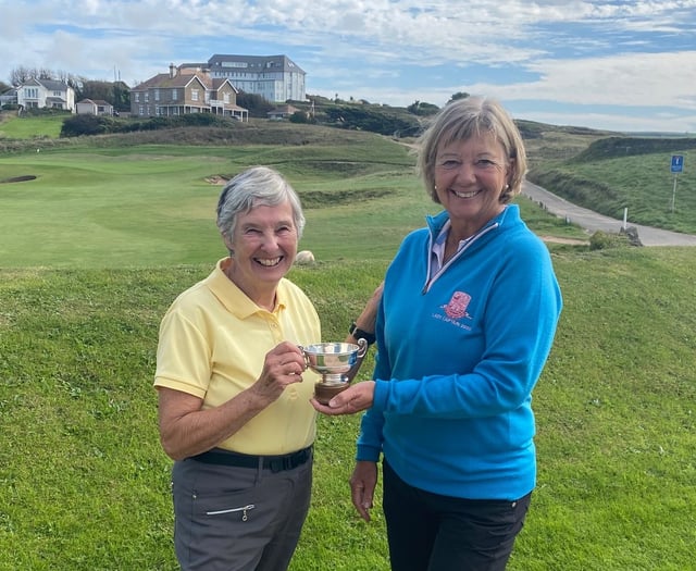 Diane receives her Medal Winners Cup honours