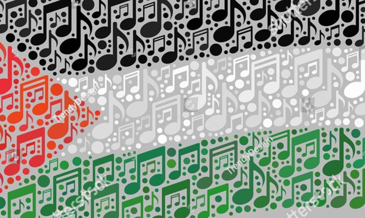 A musical version of the Palestinian flag