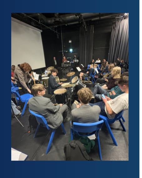 Students immersed themselves in jazz with Tommaso Starace and his trio