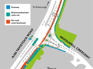 Woolwell to The George Transport scheme phase one nears completion