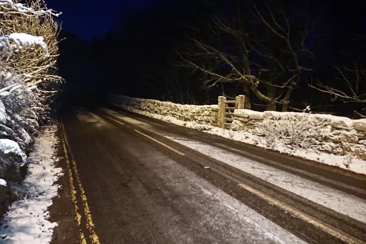 The beauty of Dartmoor in the snow at Princetown. Picture by Helen Jackson/Dartmoor Photographer