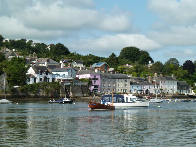 Dittisham from a trip boat on the River Dart - Chris Allen