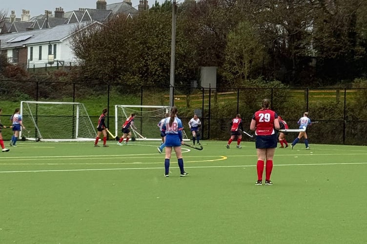 Kingsbridge and Salcombe 2nds playing their seventh game of the season