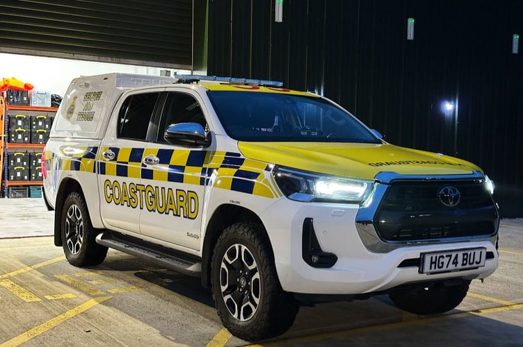 The new Coastguard Rescue Vehicle (CRV) 