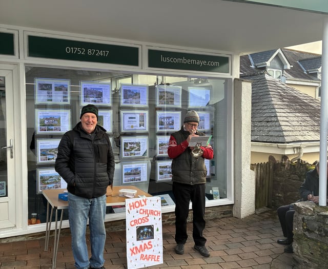 Newton Ferrers church raffle for Gaza  and bereavement appeals