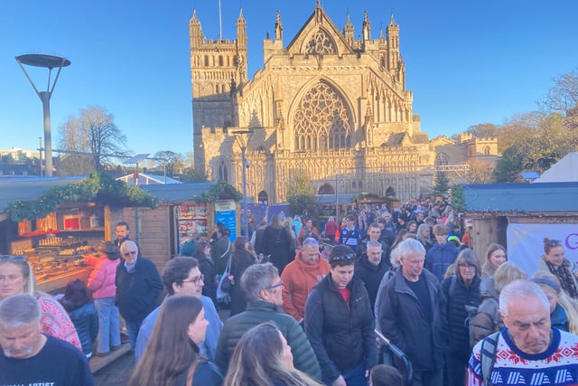 Discover Exeter Cathedral's Christmas Market