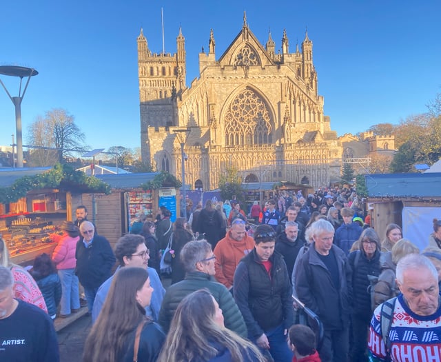 Discover Exeter Cathedral's Christmas Market