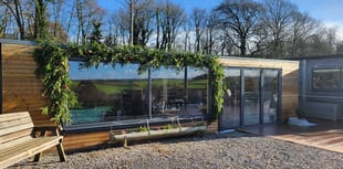 Primary school children enjoy farm cafe's festive extension 