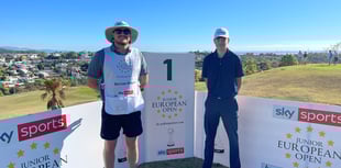 Dartmouth GC duo soaking up the Spanish sun