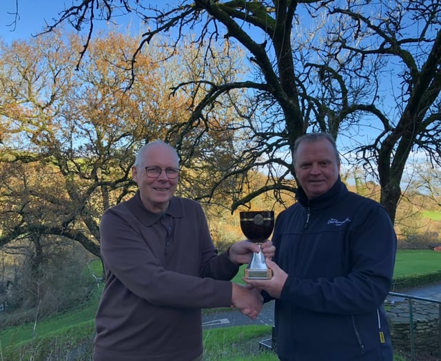 Thurlestone and Dartmouth golfers braving the winter weather