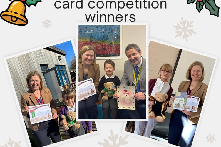Christmas Card Competition winners 