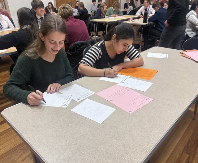 Kingsbridge Students compete in UKMT Senior Maths Challenge 