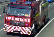 Caravan fire erupts in Totnes on New Year's Eve