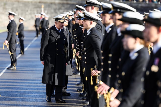 King Honours Royal Navy Cadets in Historic Ceremony