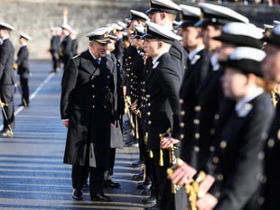 King Honours Royal Navy Cadets in Historic Ceremony