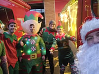 Santa by Sirens event raises cash for Fire Fighters Charity