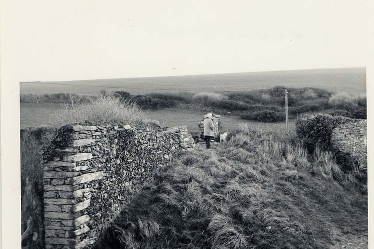 Lower Soar granary wall around 1972