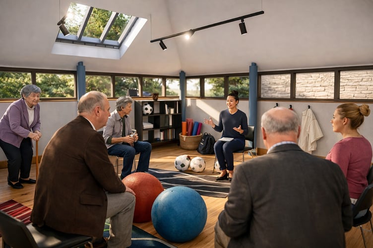 One of the activities at Kingsbridge Age Concern