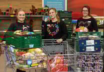 Aldi's Christmas foodbank boost in Devon