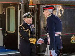 Royal Train Tradition Photographed in Devon