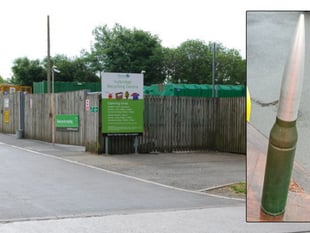 Tank shell forces recycling centre evacuation