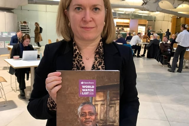 Rebecca Smith at Open Doors launch