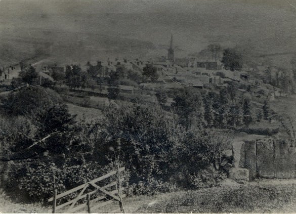 View of town and estuary from Plymouth Road, Kingsbridge