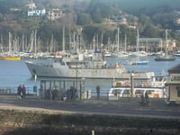 French Navy vessel FS Lion in Dartmouth