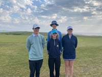 South Hams golfers tussle with the latest storm