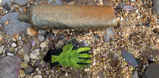 Second suspected bomb found on beach